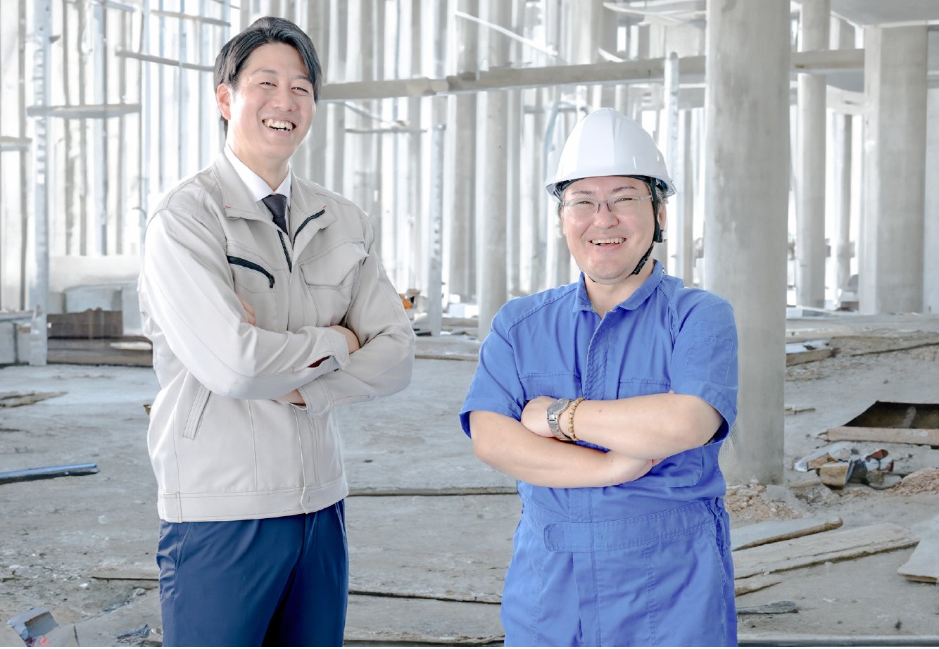 建設現場で働く協力業者