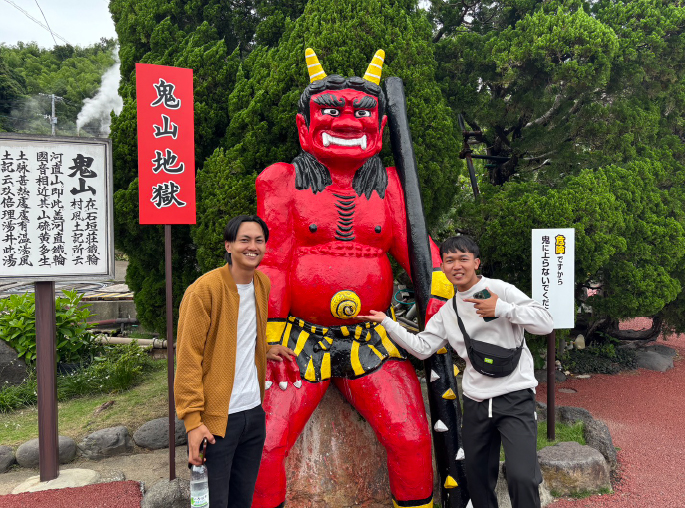 社員旅行でのスタッフ